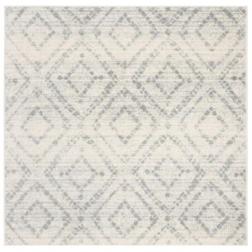Safavieh Adirondack ADR131T-6SQ 6" Square Ivory and Light Blue Area Rug, , large