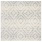 Safavieh Adirondack ADR131T-6SQ 6" Square Ivory and Light Blue Area Rug, , large