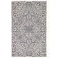 Feizy Belfort 8" x 10" Ivory and Navy Area Rug, , large
