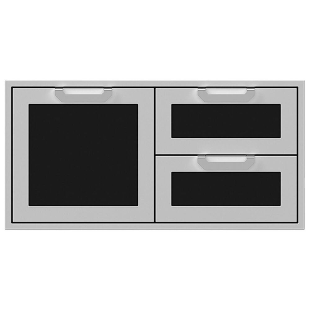 Hestan 42" Double Drawer and Storage in Stealth, , large