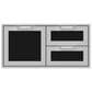 Hestan 42" Double Drawer and Storage in Stealth, , large