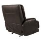 Sienna Designs Leather Power Glider Recliner in Stampede Charcoal, , large