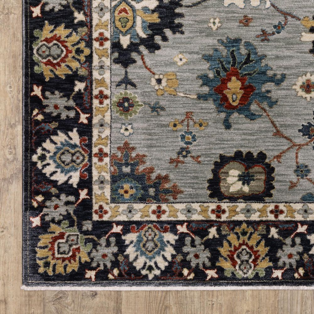 Oriental Weavers Eliana ELI08 Blue and Multicolor 7&#39;10&quot; x 10&#39;10&quot; Area Rug, , large