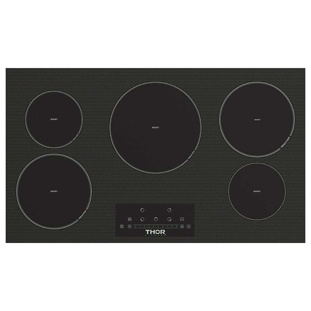 Thor Kitchen 36" 5-Burner Element Induction Cooktop in Black, , large