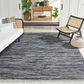 Safavieh Montauk MTK251 9" x 12" Grey and Black Area Rug, , large