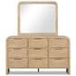 Furniture of America Hayes 6-Piece Queen Bedroom Set in Natural, , large