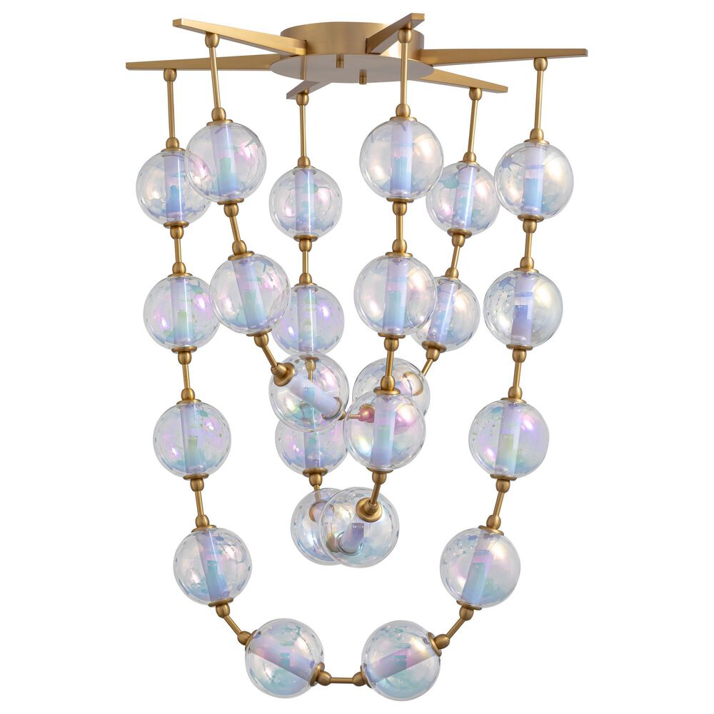 Golden Lighting Pearla 34" LED Pendant in Brushed Champagne Bronze, , large