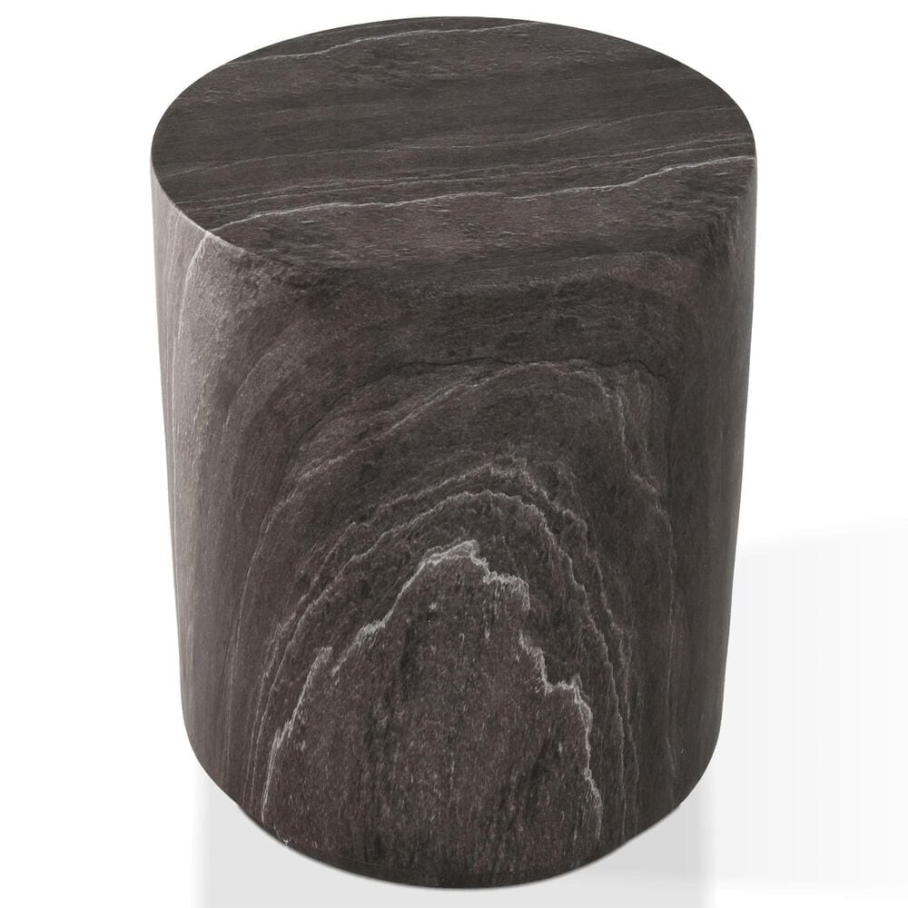 Furniture of America Karvyn 14" Side Table in Warm Gray, , large