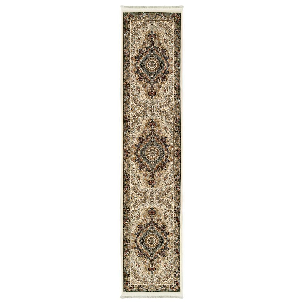 Oriental Weavers Masterpiece 111W 2"3" x 10" Ivory Runner, , large