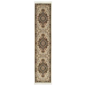 Oriental Weavers Masterpiece 111W 2"3" x 10" Ivory Runner, , large