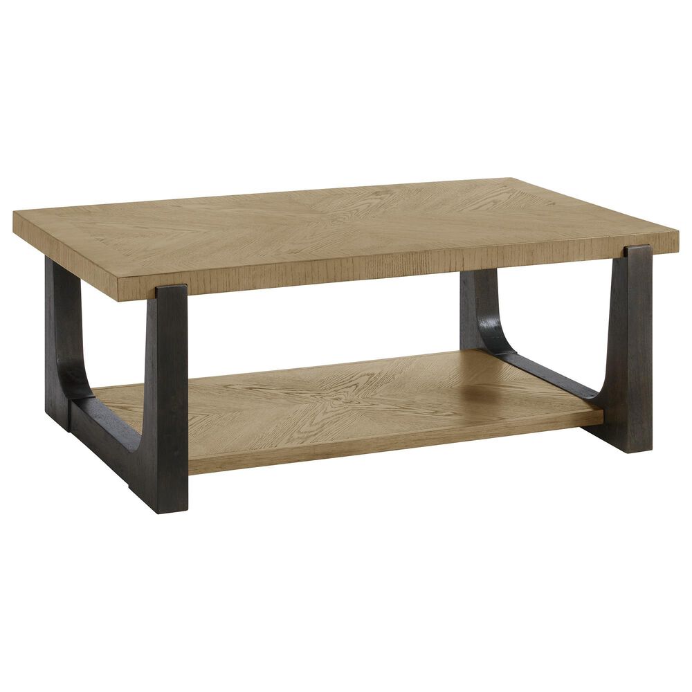 Golden Wave Furniture Sutton Place Coffee Table in Caramel and Cocoa, , large