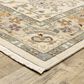 Oriental Weavers Lucca Oriental Border 2"6" x 12" Ivory Runner, , large