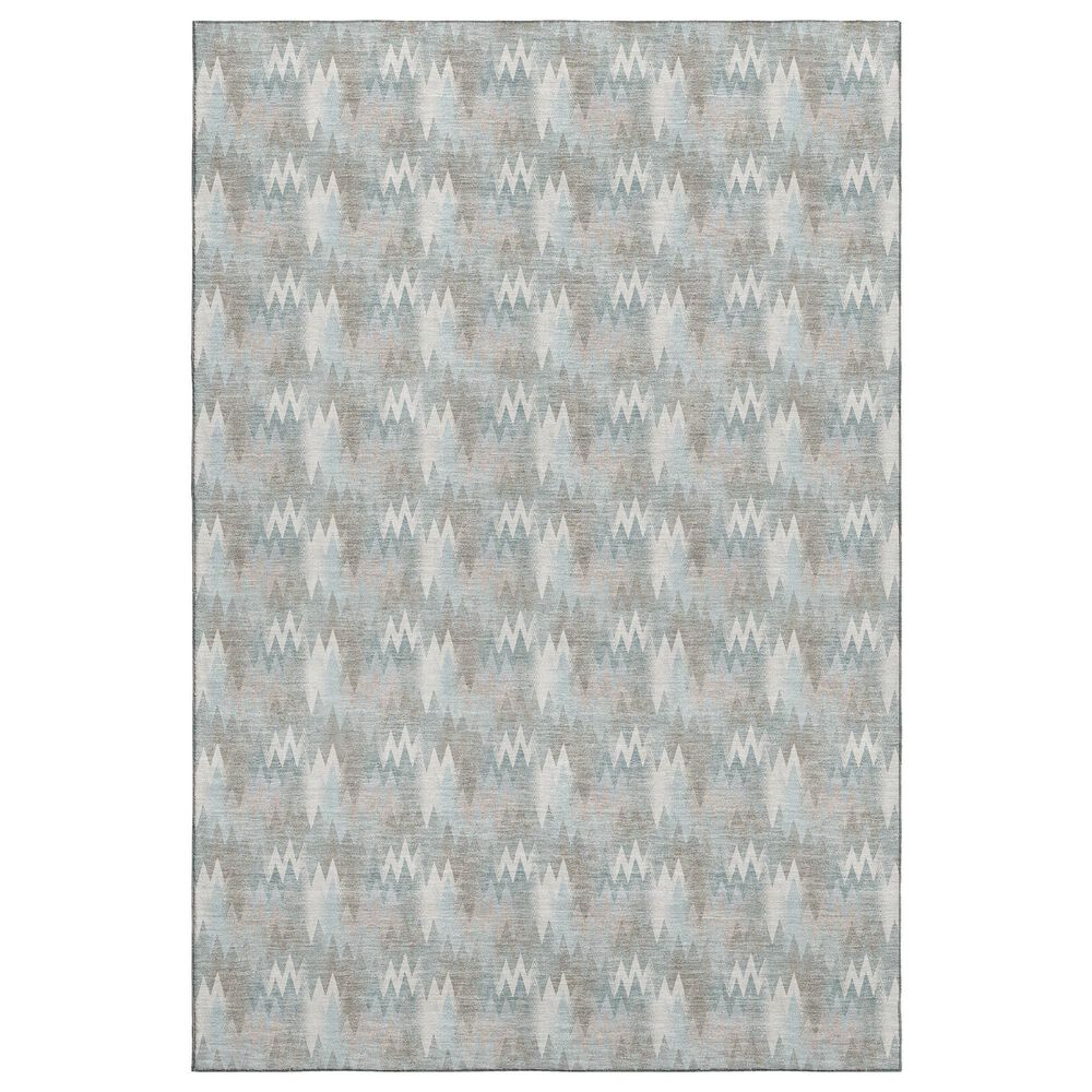 Dalyn Rug Company Soft Essentials Chevron Sky 5" x 7"6" Area Rug, , large