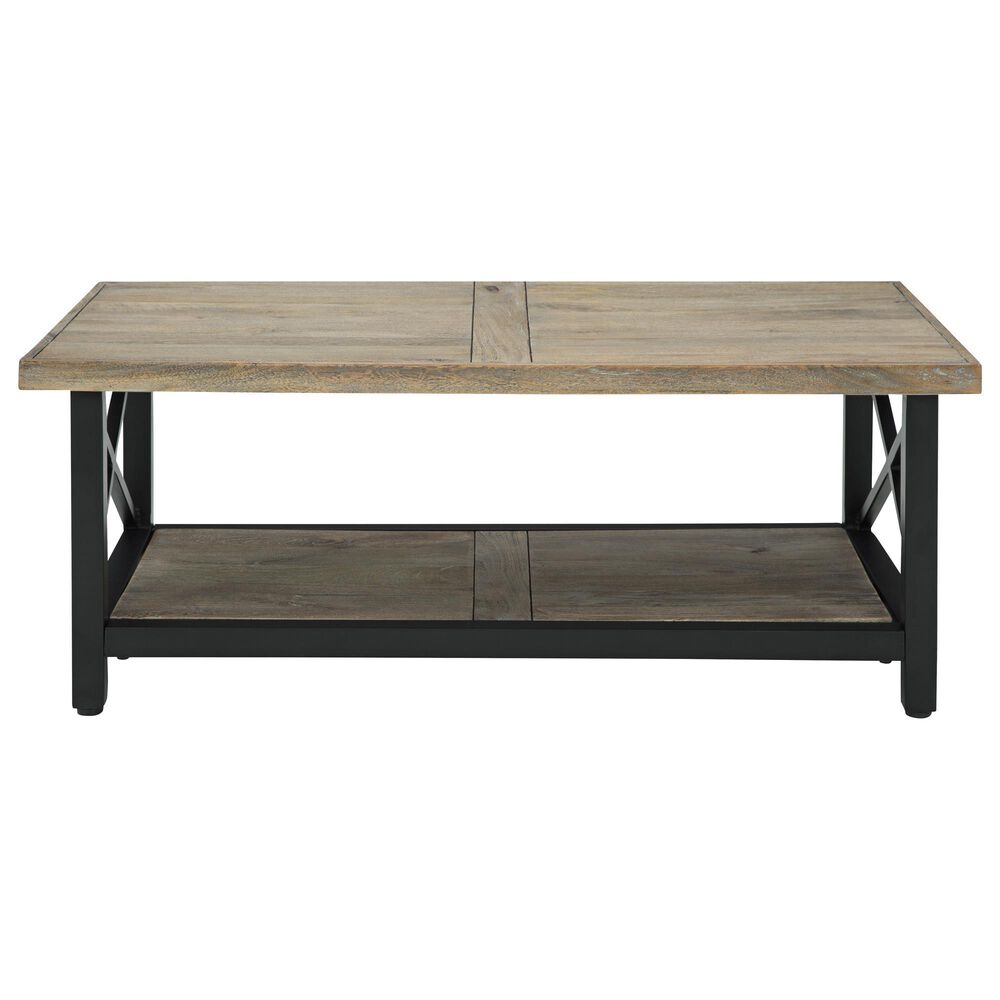 Ashley Bristenfort Rectangular Cocktail Table in Brown and Black, , large