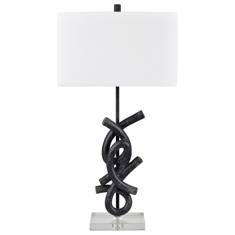 Crestview Collection Riley Table Lamp in Black, , large