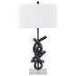 Crestview Collection Riley Table Lamp in Black, , large