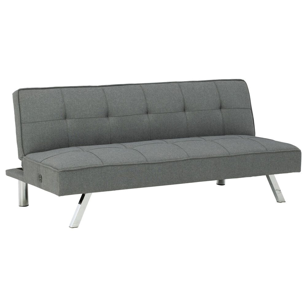 Signature Design by Ashley Santini Klik Klak Armless Sofa in Gray, , large