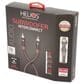 Helios 3-Piece Powermax 8 AC Outlet Surge Protector and 50" 14-Gauge Speaker Wire with Black Series 16" Subwoofer Cable in Black, , large
