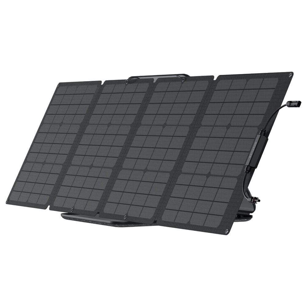 EcoFlow 110W Portable Solar Panel in Black, , large