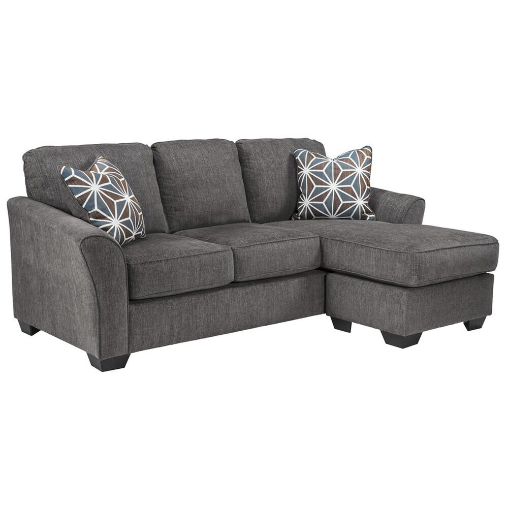 Signature Design by Ashley Brise Right Facing Sofa Chaise in Gray, , large