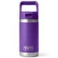 YETI Rambler Jr 12 Oz Kids Water Bottle with Color-Matched Straw Cap in Pace Purple, , large