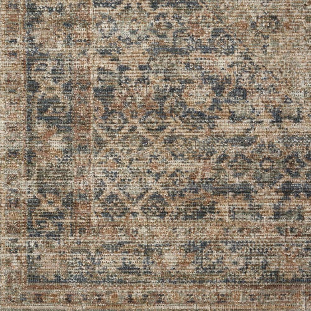 Loloi Heritage 10&#39; Square Sage and Navy Area Rug, , large