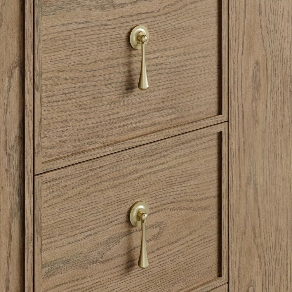 James Martin Kinnsden 72" Double Bathroom Vanity in Weathered Oak with 3 cm Tajnar Eclos Top and Rectangular Sinks, , large