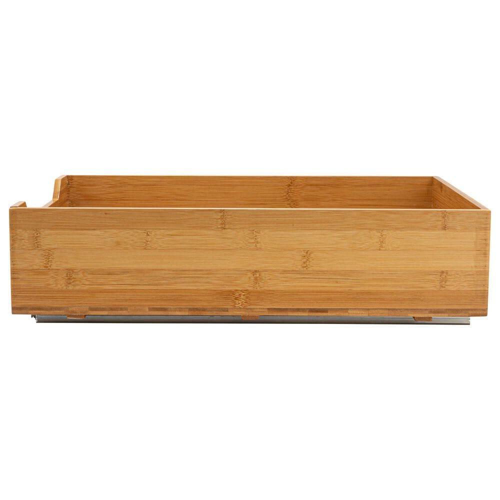 Household Essentials Glidez 17" 1-Tier Pull-Out/Slide-Out Storage Organizer for Under Cabinet Use in Natural, , large