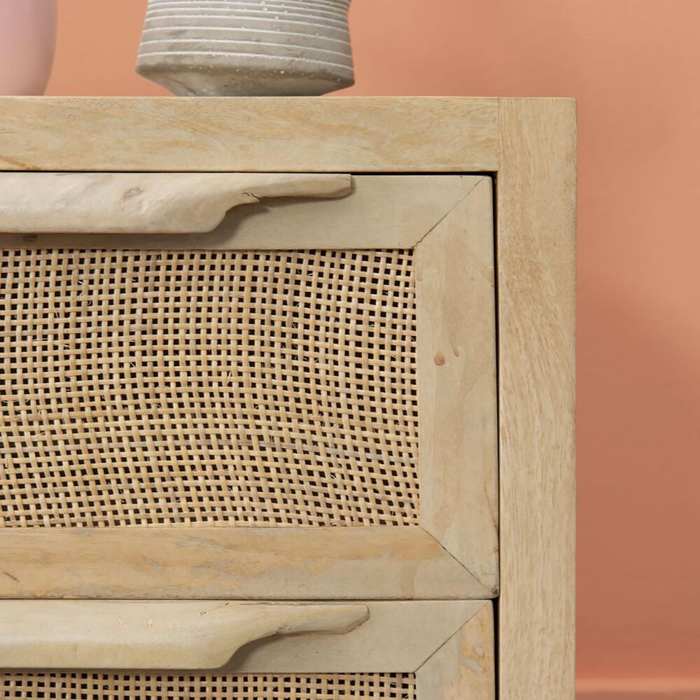 37B Urban Boho Raphael Side Table in Natural and Gold, , large
