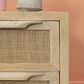 37B Urban Boho Raphael Side Table in Natural and Gold, , large