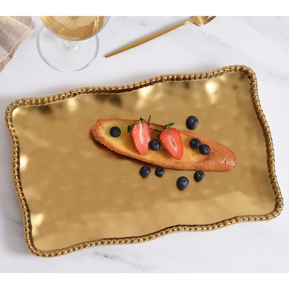 Pampa Bay 14&quot; Medium Platter in Gold, , large