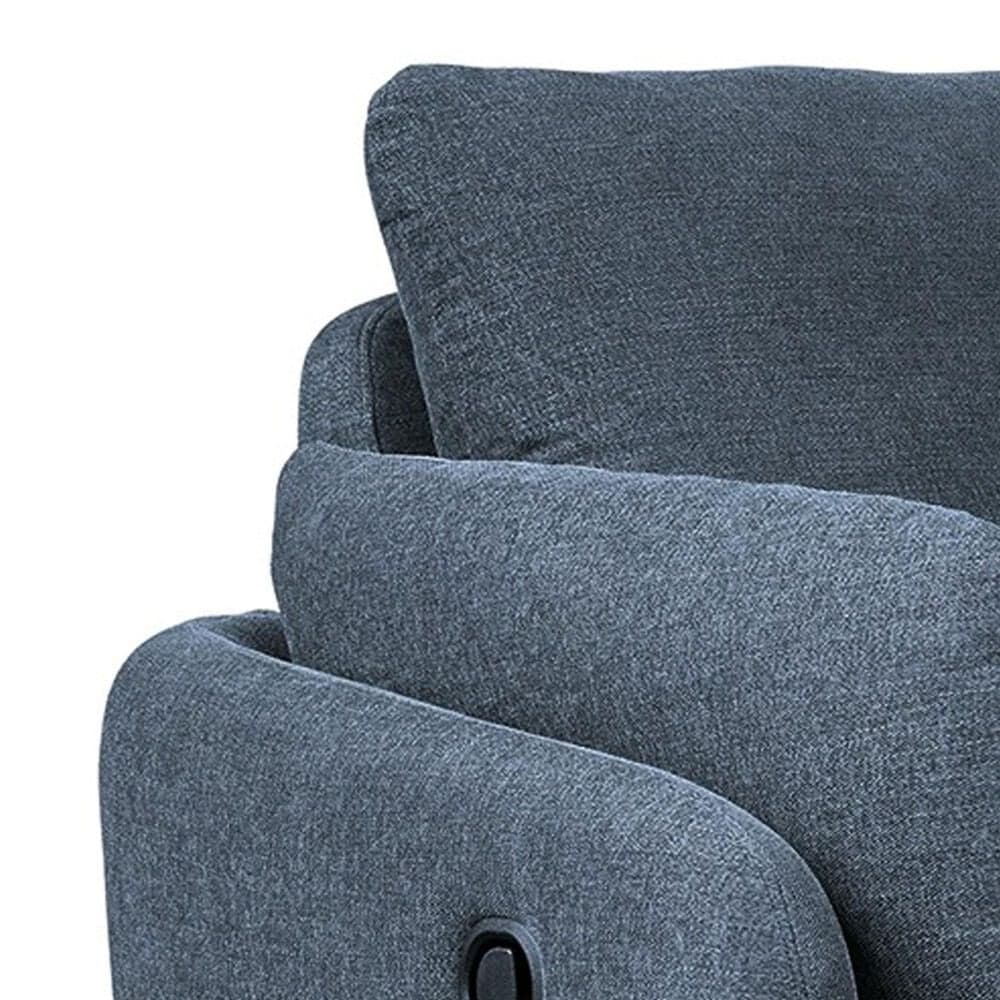 Ashley Modmax Swivel Glider Recliner in Ink, , large