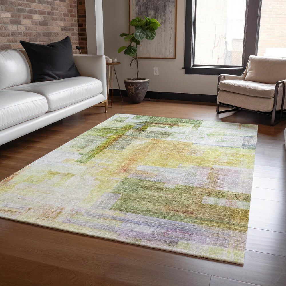 Dalyn Rug Company Ravenna RN6 5&#39; x 7&#39;6&quot; Green Area Rug, , large
