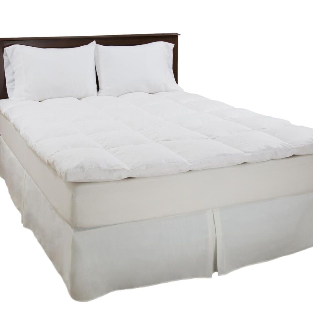 Timberlake Duck Feather Gusset 2&quot; King Mattress Topper, , large