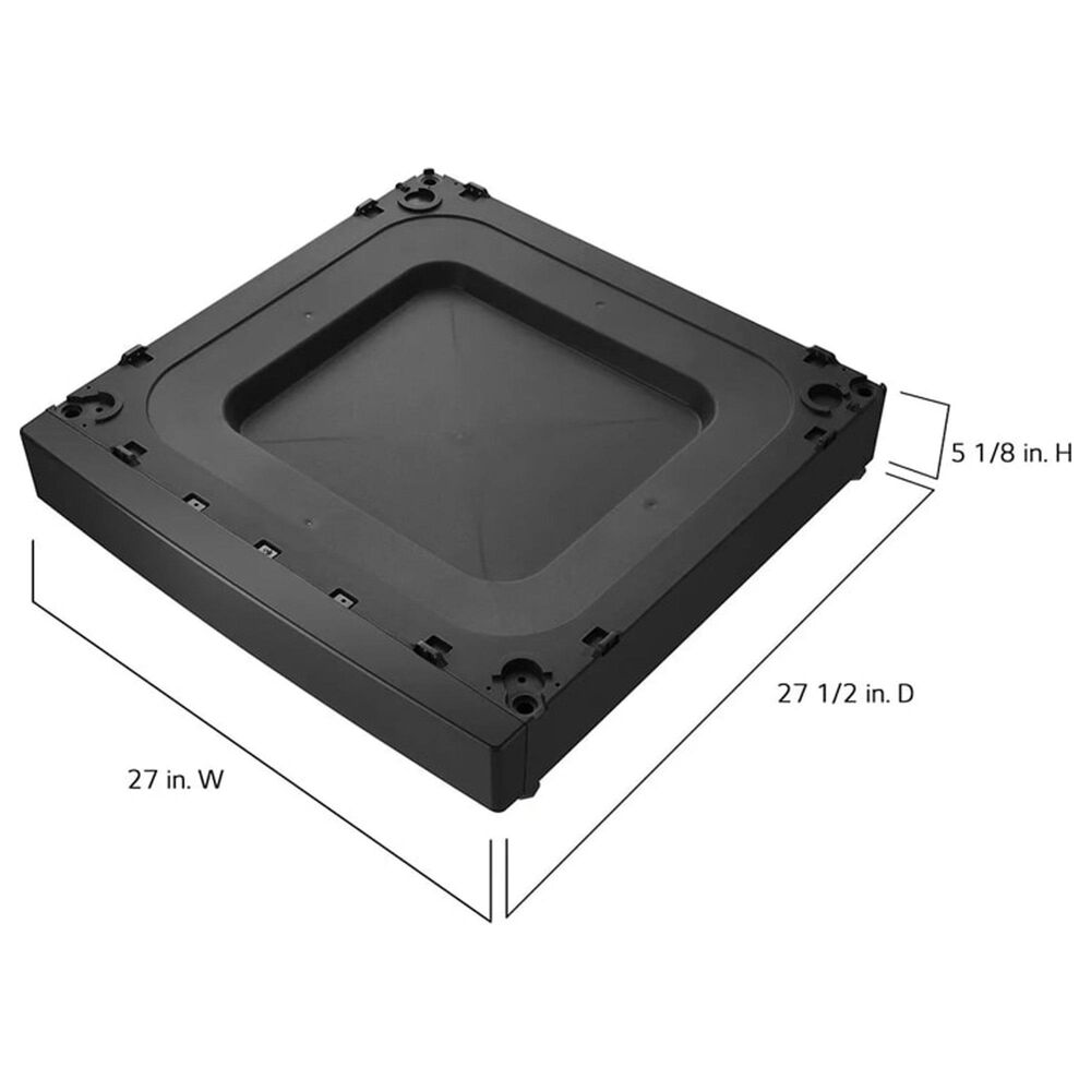 LG 27" Compliant Pedestal Riser in Black Steel, , large