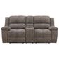 Simeon Collection Buster Manual Reclining Console Loveseat in Cabot Stone, , large
