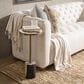Classic Home Jordyn 12" Round Accent Table in Molten Husk and Brass, , large
