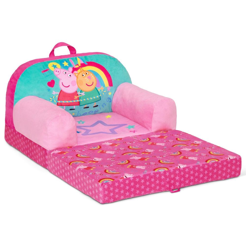 Delta Children Peppa Pig Cozee Buddy Flip-Out Chair in Pink, , large