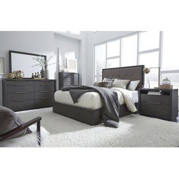 Living Essentials Oxford 4-Piece King Bedroom Set in Basalt Gray, , large
