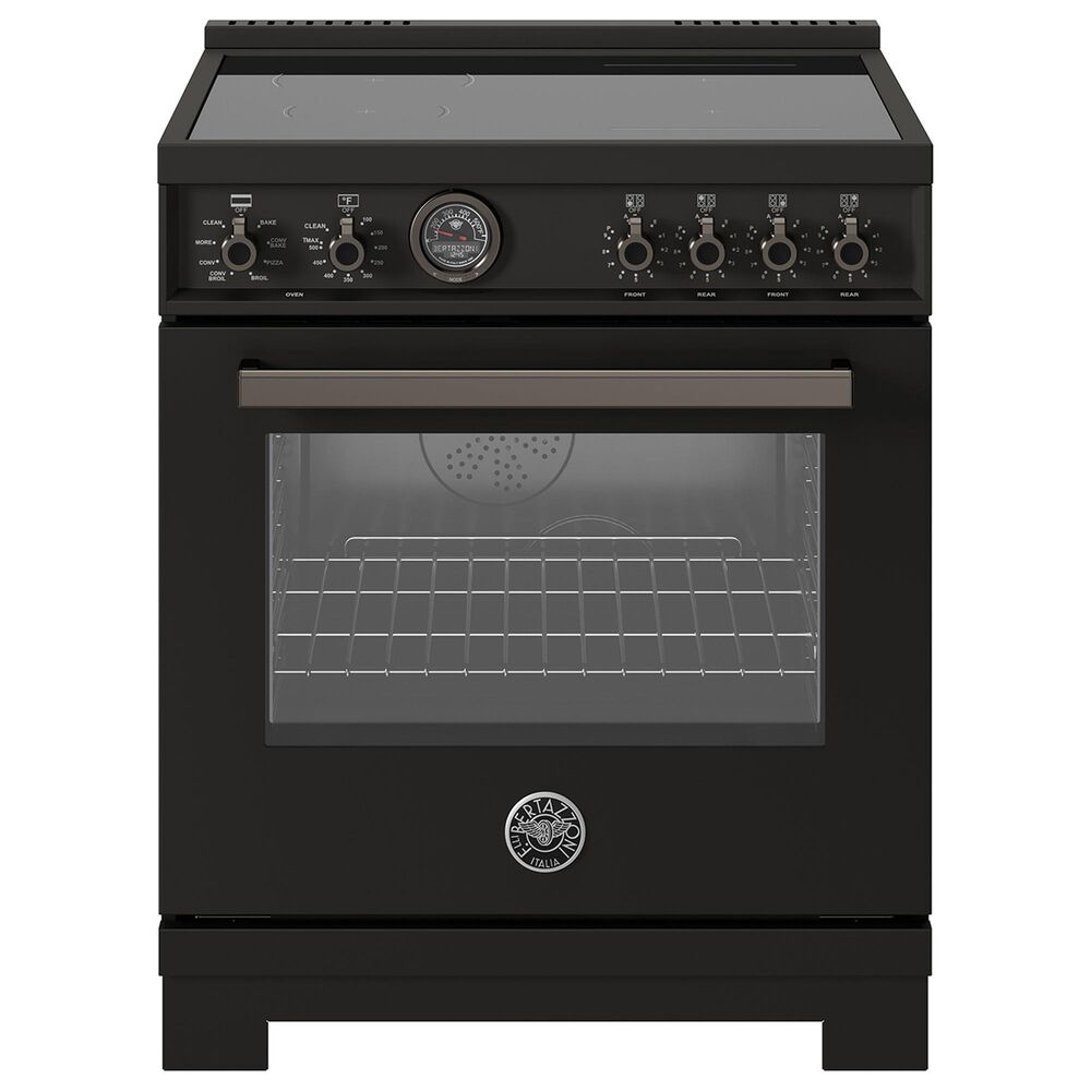 Bertazzoni Professional 4.6 Cu.Ft. Induction Range with Self-Cleaning in Carbonio, , large