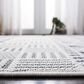 Safavieh Bermuda 2" x 8" Cream and Navy Indoor/Outdoor Area Performance Rug, , large