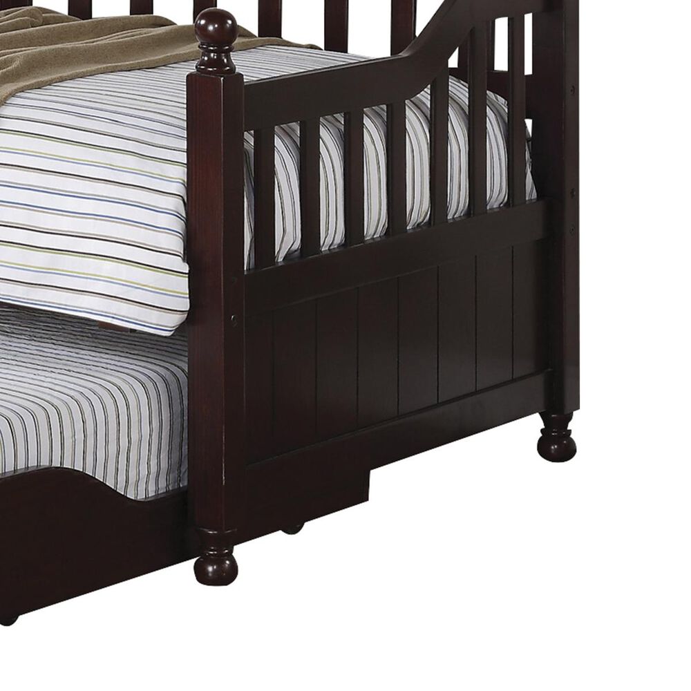 Pacific Landing Twin Daybed with Trundle in Cappuccino NFM