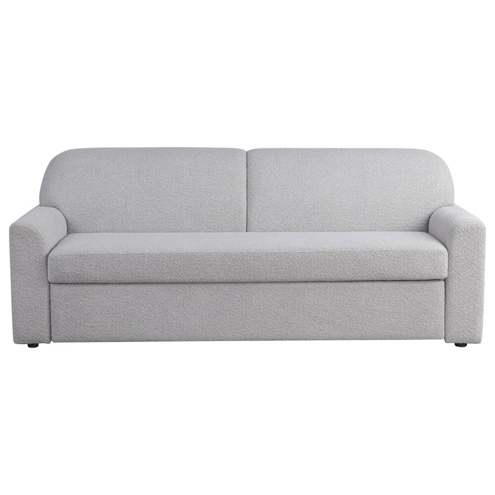 Lifestyle Solutions Willow Stationary Convertible Sofa in Light Gray, , large