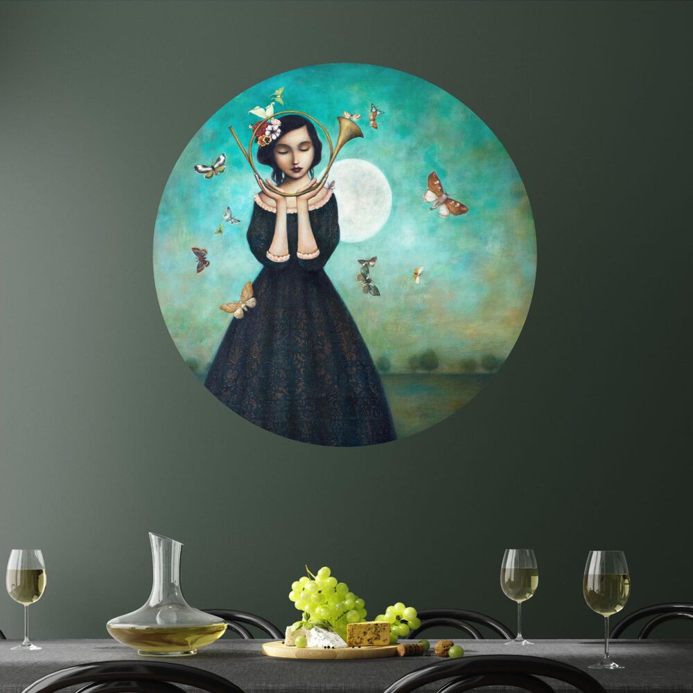 Courtside Market Evening Echoes 30" x 30" Art Decal, , large