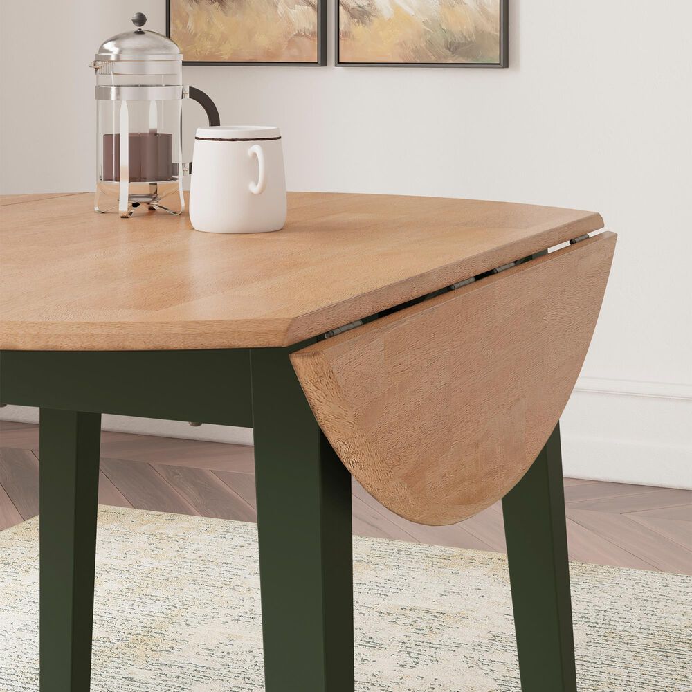 Ashley Gesthaven Dining Table in Natural and Green - Table Only, , large