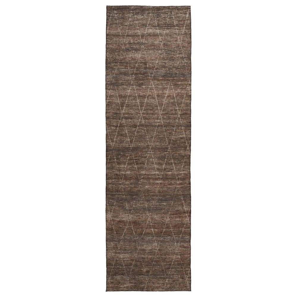 Dalyn Rug Company Burano BU3 2"3" x 7"6" Coffee Indoor/Outdoor Runner, , large
