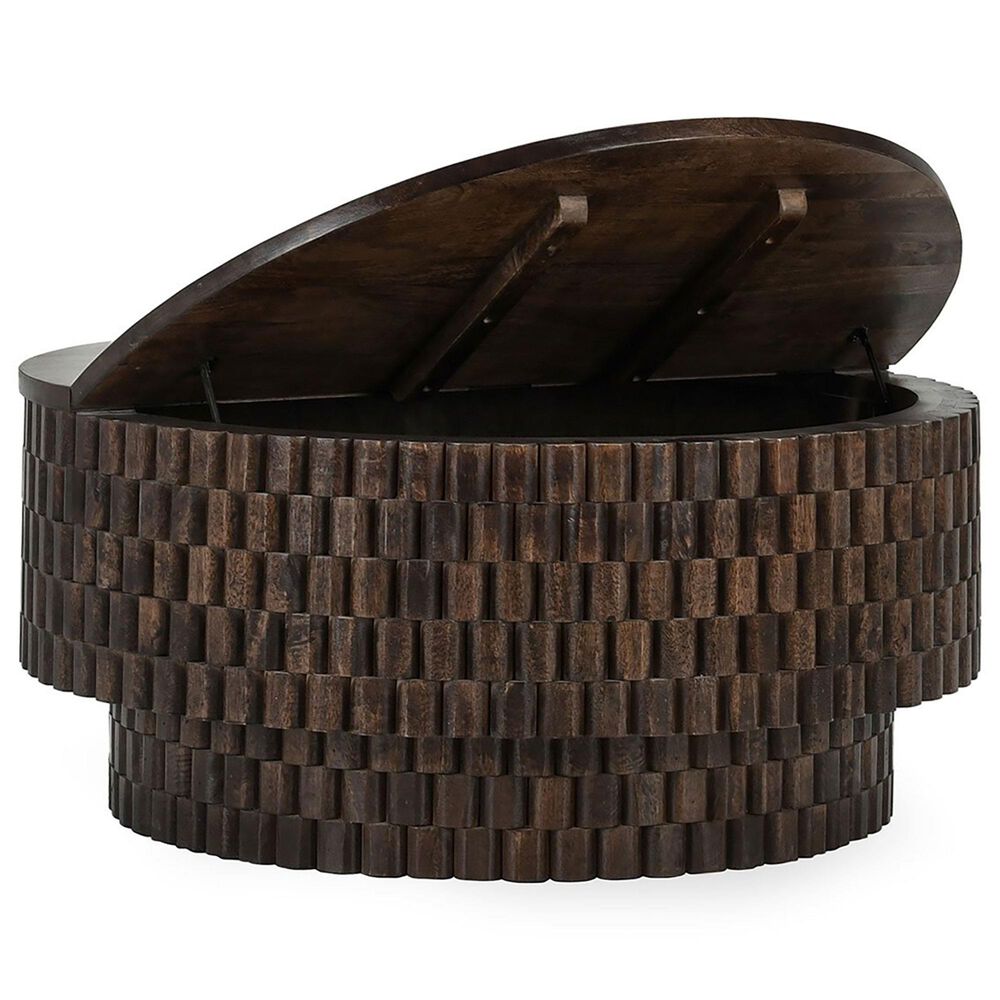 Classic Home Norwood Coffee Table in Brown, , large