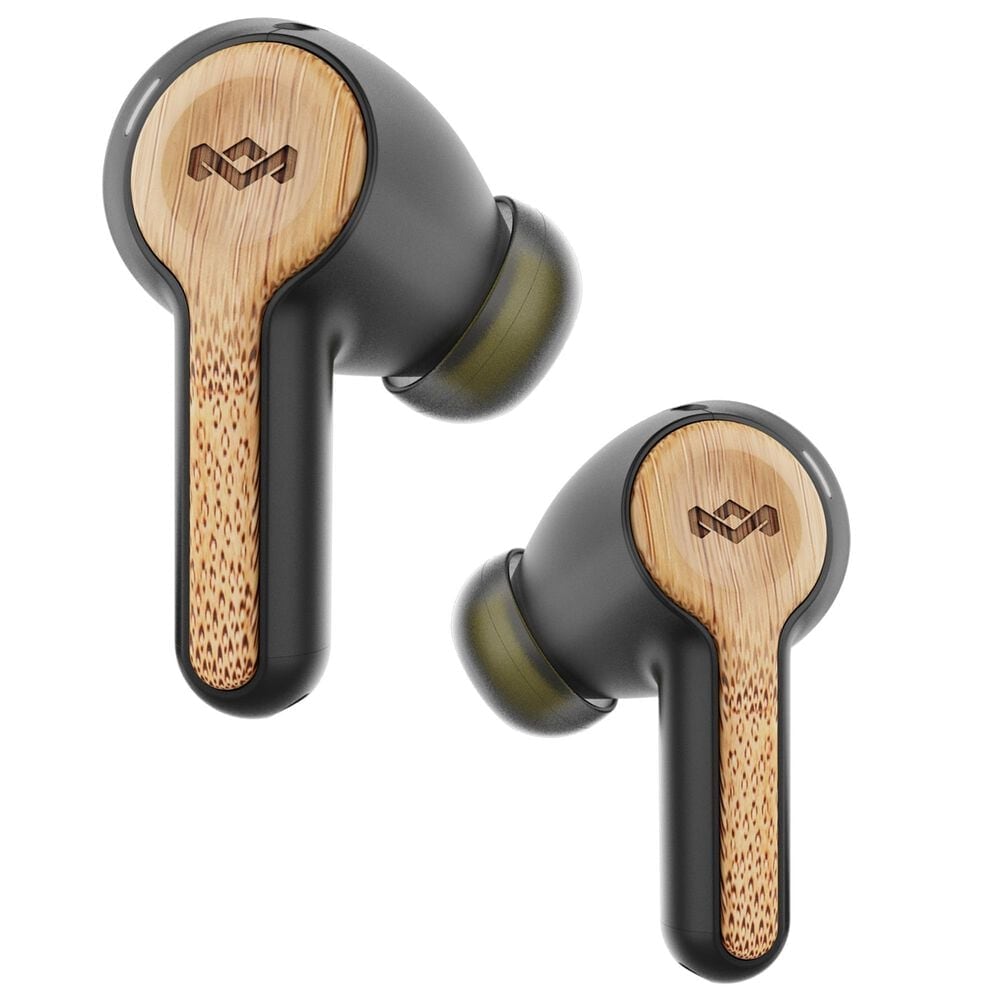 House of Marley Rebel True Wireless Headphones in Black, , large