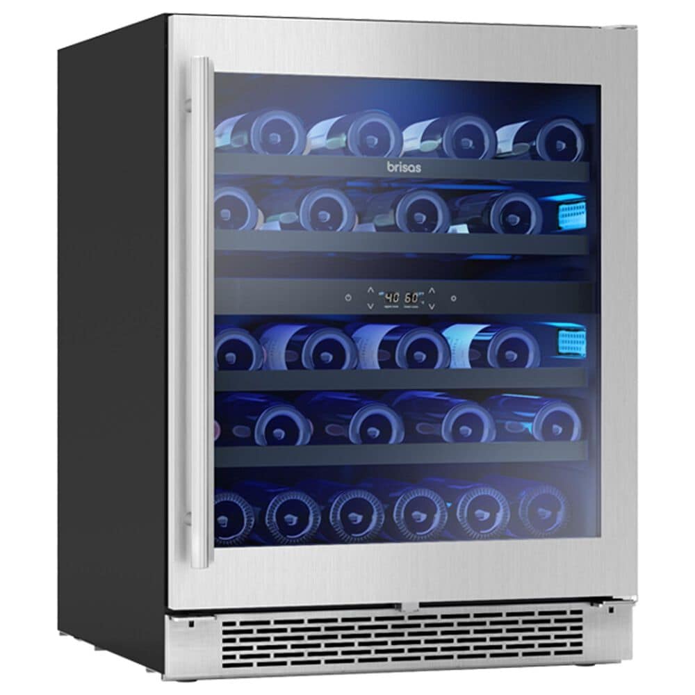 Zephyr 4.75 Cu. Ft. Dual Zone Wine Cooler in Stainless Steel, , large