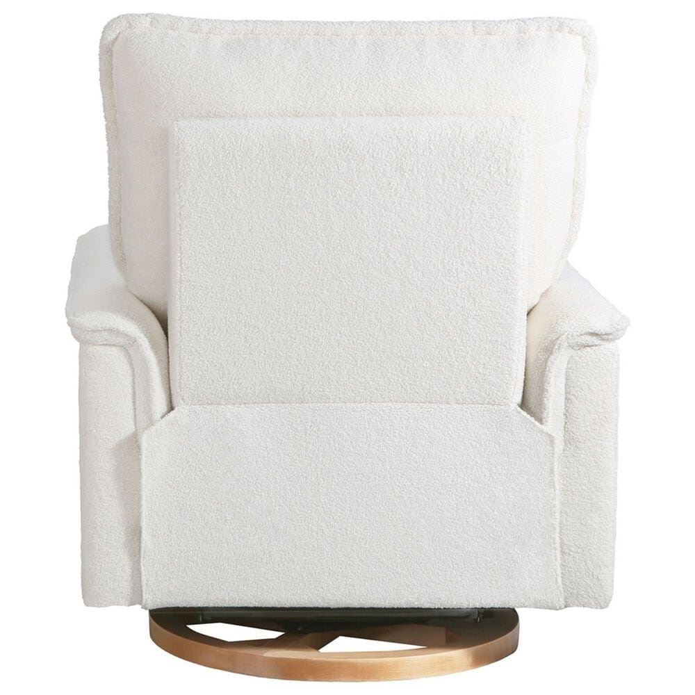 Baby Appleseed Anza Manual Swivel Glider Recliner in Snow, , large